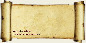 Emilija Andrejević vizit kartica